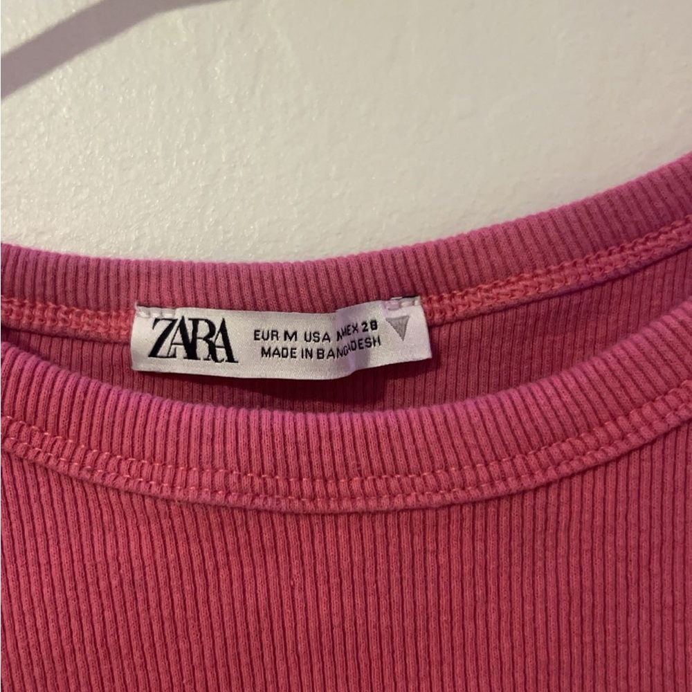 Pink tank top from ZARA